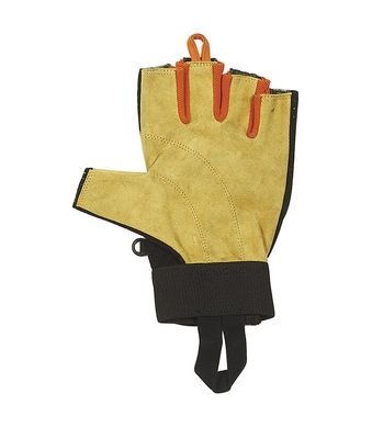 Перчатки Climbing Technology Half Finger Gloves, black/orange, XXL, Без пальцев