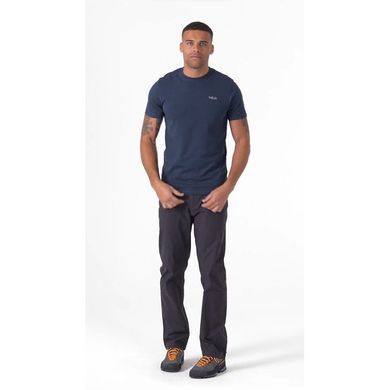 Футболка Rab Men`s Basecamp 3 Peak Tee Tempest Blue, Tempest Blue, Для мужчин, L, Футболки