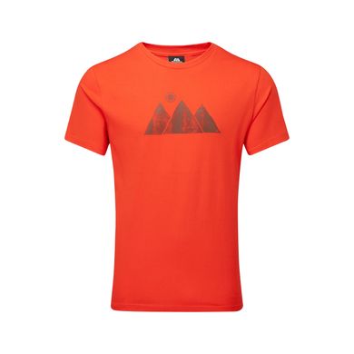 Футболка мужская Mountain Equipment Mountain Sun Mens Tee, Cardinal Orange, Для мужчин, S, Футболки, Китай, Великобритания