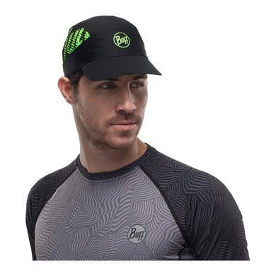 Кепка Buff Pack Run Cap R-Flash Logo Black, R-Flash Logo Black, XL, Унисекс, Кепки, Испания
