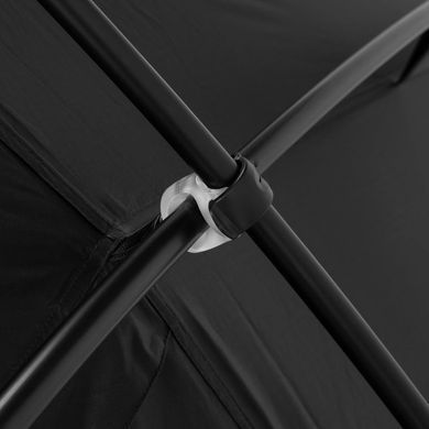 Шатер-намет Helinox Tactical V-Tarp 4.0 Black, black, Шатри, Для кемпінгу, 11200, П'ятимісні та більше, 1500, DAC Pressfit Aluminium, Одношарові