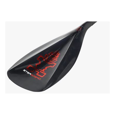 Весло для SUP дошки Starboard Tufskin Paddle 3pc 29mm Carbon F35, black, Класичне (Euro Blade), Для SUP дошок, 163-198, 3, Карбон, ABS, Для дорослих