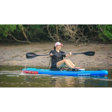 Весло для SUP дошки Starboard Tufskin Paddle 3pc 29mm Carbon F35, black, Класичне (Euro Blade), Для SUP дошок, 163-198, 3, Карбон, ABS, Для дорослих