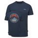 Футболка Rab Men`s Basecamp 3 Peak Tee Tempest Blue, Tempest Blue, Для мужчин, L, Футболки