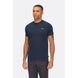 Футболка Rab Men`s Basecamp 3 Peak Tee Tempest Blue, Tempest Blue, Для мужчин, L, Футболки