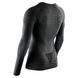 Термокофта X-Bionic X-PLORER Energizer 4.0 Men's Trekking Long Sleeve Shirt Black/Anthracite, black/anthracite, L, Для мужчин, Кофты, Синтетическое, Для активного отдыха, Италия, Швейцария