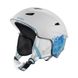 Шлем горнолыжный Cairn Profil, white-mat blue shade flower, Горнолыжные шлемы, Универсальный, 57-58