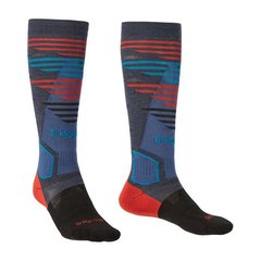 Шкарпетки Bridgedale Men's Ski LightWeight, blue/black, L, Для чоловіків, Гірськолижні, Комбіновані, Великобританія, Великобританія