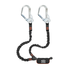 Самостраховка Climbing Technology FLEX-ABS 140 STEEL Y-L, grey/orange