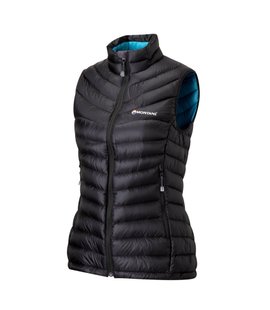 Безрукавка пухова Montane Female Featherlite Down Vest, black, XS, Для жінок, Пуховий