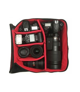 Сумка для фото та відеоапаратури OverBoard Camera Accessories Bag with Divider Walls, black, Аксесуари