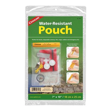 Гермочохол Coghlans Water Resistant Pouch 7x10", Transparent, Гермочохол