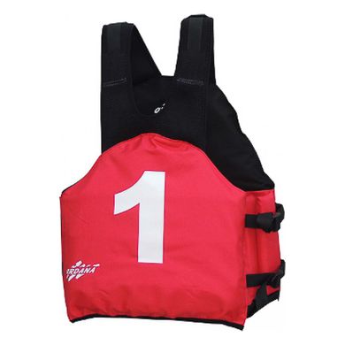 Cтраховочный жилет для кану-поло Ordana Canoe Polo, black/red, S