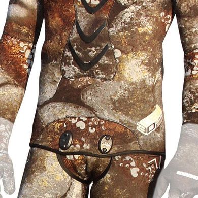 Мисливський гідрокостюм Omer Camu 3D Compressed (7мм) jacket+pants, Omer 3D Camu, 7, Для чоловіків, Мокрий, Для підводного полювання, Довгий, 3