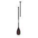 Весло для SUP дошки Starboard Tufskin Paddle 2pc 29mm Carbon F35, black, Класичне (Euro Blade), Для SUP дошок, 163-198, 2, Карбон, ABS, Для дорослих