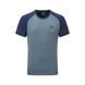 Футболка мужская Mountain Equipment Nava Mens Crew, Bluefin/Dusk, Для мужчин, S, Футболки, Китай, Великобритания