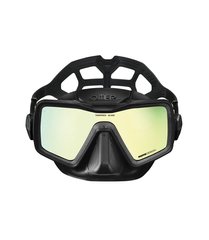 Маска Omer Apnea Mask black silicone mirror lenses, black, Для подводной охоты, Стандартная, One size