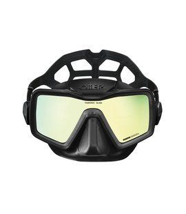 Маска Omer Apnea Mask black silicone mirror lenses, black, Для підводного полювання, Стандартна, One size