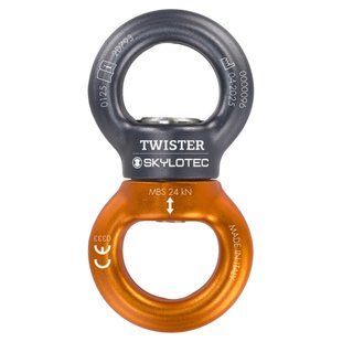 Вертлюг Skylotec TWISTER Grey/Orange, grey/orange, Вертлюг, Дюралюміній, Італія