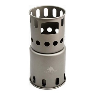 Дров'яна піч TOAKS Titanium Backpacking Wood Burning Stove Small, titanium, Щепочниці, Титан, Китай, США, Київ, Харків, Одеса, Днiпро, Запоріжжя, Львів, Кривий Ріг, Вінниця, Полтава, Чернігів, Черкаси, Суми, Хмельницький, Чернівці, Рівне