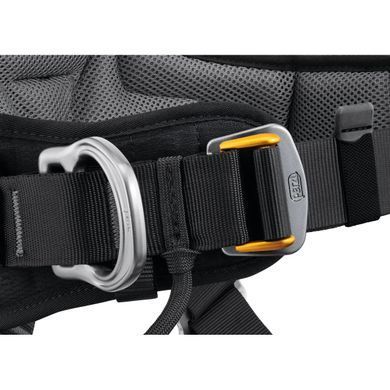 Страхувальна система Petzl ASTRO SIT FAST 65-80cm, black/yellow, Нижня обв'язка, Універсальні, Промислові системи, Київ, Харків, Одеса, Днiпро, Запоріжжя, Львів, Кривий Ріг, Вінниця, Полтава, Чернігів, Черкаси, Суми, Хмельницький, Чернівці, Рівне, Франція, Франція