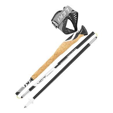 Трекінгові палиці Leki MCT Superlite Carbon 130cm, black/white, Для дорослих, Трисекційні, Карбон, Для трекінгу