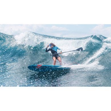 Весло для SUP дошки Starboard Enduro Paddle L 29mm 2 Pcs Carbon F35, black, Класичне (Euro Blade), Для SUP дошок, 157-217, 2, Карбон, Карбон/ПВХ, Для дорослих