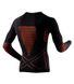 Термокофта X-Bionic Energy Accumulator Man Shirt Long Sleeves Round Neck, black/orange, L/XL, Для чоловіків, Футболки, Синтетична, Для активного відпочинку