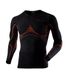 Термокофта X-Bionic Energy Accumulator Man Shirt Long Sleeves Round Neck, black/orange, L/XL, Для чоловіків, Футболки, Синтетична, Для активного відпочинку