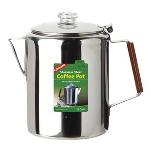 Кавоварка Coghlans Stainless Steel Coffee Pot 12 Cup, silver, Кавоварки, Нержавіюча сталь, Київ, Харків, Одеса, Днiпро, Запоріжжя, Львів, Кривий Ріг, Вінниця, Полтава, Чернігів, Черкаси, Суми, Хмельницький, Чернівці, Рівне