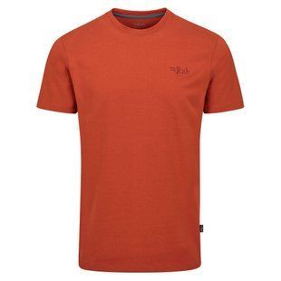 Футболка Rab Men`s Basecamp Logo Tee Red Clay, Red Clay, Для чоловіків, XXL, Футболки