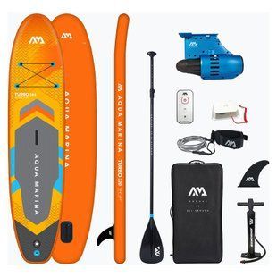 Надувная SUP доска с мотором Aqua Marina AMGO Turbo 366 12'0", orange, SUP, Универсальные, Китай, Китай