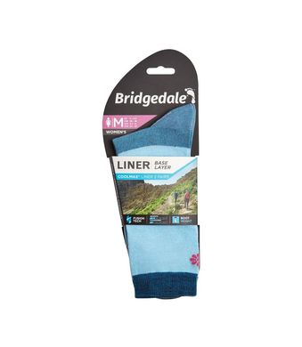 Шкарпетки Bridgedale Liner Coolmax Boot Wmn (C. L.), Navy, S, Для жінок, Повсякденні, Синтетичні, Великобританія, Великобританія