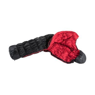 Спальний мішок Deuter Exosphere 0 L (подовжена версія), black-fire, Long, Спальник, Кокон, Універсальний, Синтетичний, Трисезонні, Left, 1175, Київ, Харків, Одеса, Днiпро, Запоріжжя, Львів, Кривий Ріг, Вінниця, Полтава, Чернігів, Черкаси, Суми, Хмельницький, Чернівці, Рівне, В'єтнам, Німеччина