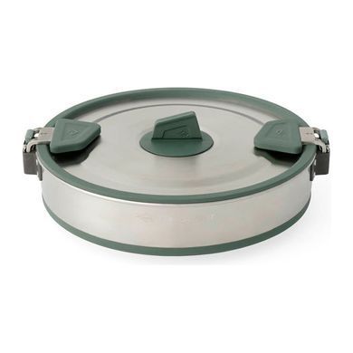 Кастрюля складная Sea to Summit Detour Stainless Steel Collapsible Pot 3L Laurel Wreath Green, green, Кастрюли, Нержавеющая сталь, 3.0