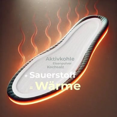Набор химических грелок-стелек Thermopad Foot Warmer M 10 пар, white