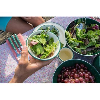 Тарелка глубокая эмалированная GSI Outdoors 6" Mixing Bowl-Deluxe, white, Миски, Эмалированная сталь, США, Киев, Харьков, Одесса, Днепр, Запорожье, Львов, Кривой Рог, Винница, Полтава, Чернигов, Черкассы, Сумы, Хмельницкий, Черновцы, Ровно