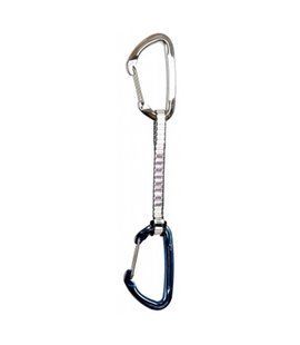 Відтяжка з карабінами Climbing Technology Lime-W Set DY 12 cm Mix, silver/blue