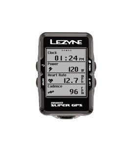 GPS компьютер Lezyne Super GPS HRSC Loaded Y12, Черный, GPS-компьютеры