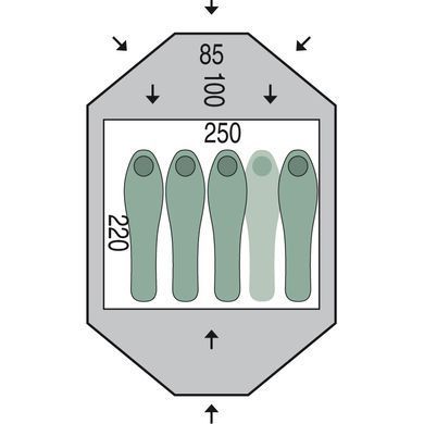 Намет Pinguin Tornado 4 Dural Green, green, Намети, Для кемпінгу, 5600, Чотиримісні, З тамбуром, 1, 4000, 10000, Алюмінієвий сплав, Двошарові, Чехія