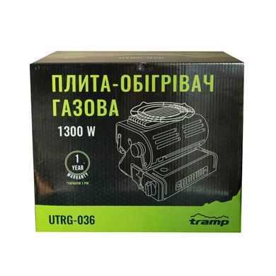 Газовий обігрівач-плитка Tramp UTRG-036, green, Київ, Харків, Одеса, Днiпро, Запоріжжя, Львів, Кривий Ріг, Вінниця, Полтава, Чернігів, Черкаси, Суми, Хмельницький, Чернівці, Рівне