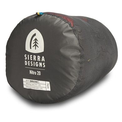 Спальный мешок Sierra Designs Nitro 800F 20 Long, Red/Yellow/Black, Long, Спальник, Кокон, Для мужчин, Пуховый, Трехсезонные, Left, 878, Киев, Харьков, Одесса, Днепр, Запорожье, Львов, Кривой Рог, Винница, Полтава, Чернигов, Черкассы, Сумы, Хмельницкий, Черновцы, Ровно