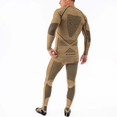 Термокофта X-Bionic Radiactor 4.0 Men's Base Layer Long Sleeve Shirt, Gold/Black, XL, Для чоловіків, Кофти, Синтетична, Для активного відпочинку
