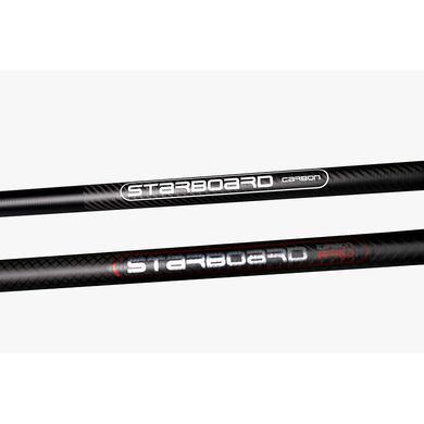 Весло для SUP дошки Starboard Enduro Paddle L 29mm 3 Pcs Carbon F35, black, Класичне (Euro Blade), Для SUP дошок, 157-217, 3, Карбон, Карбон/ПВХ, Для дорослих