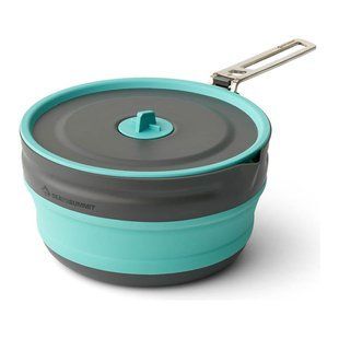 Кастрюля складная Sea to Summit Frontier Ultralight Collapsible Pot 2.2L w/Sack Aqua Sea Grey, grey, Кастрюли, Анодированный алюминий, 2-Jan