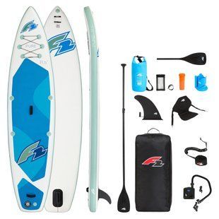 Надувная SUP доска F2 Pure 11'5" Multiset White, blue, SUP, Туринговые, Туристический, Киев, Харьков, Одесса, Днепр, Запорожье, Львов, Кривой Рог, Винница, Полтава, Чернигов, Черкассы, Сумы, Хмельницкий, Черновцы, Ровно
