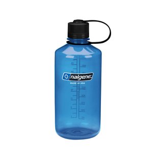 Бутылка для воды Nalgene Narrow Mouth Tritan Water Bottle 0.95L, blue, Фляги, Пищевой пластик, 1.0, США, США, Киев, Харьков, Одесса, Днепр, Запорожье, Львов, Кривой Рог, Винница, Полтава, Чернигов, Черкассы, Сумы, Хмельницкий, Черновцы, Ровно