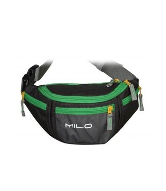 Поясная сумка Milo Coala, dark grey/light grey/green, Сумки на пояс