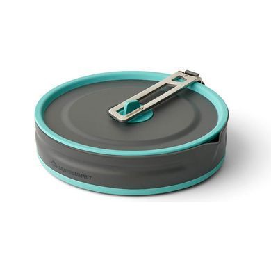 Кастрюля складная Sea to Summit Frontier Ultralight Collapsible Pot 2.2L w/Sack Aqua Sea Grey, grey, Кастрюли, Анодированный алюминий, 2-Jan