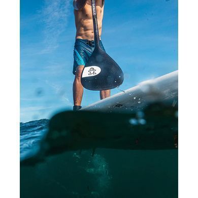 Весло для SUP дошки Starboard Enduro Paddle M 29mm 3 Pcs Carbon F35, black, Класичне (Euro Blade), Для SUP дошок, 154-210, 3, Карбон, Карбон/ПВХ, Для дорослих